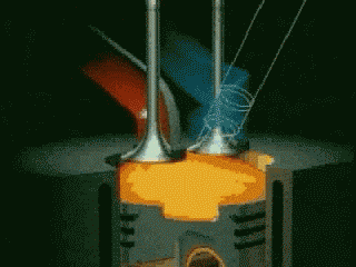 Dieseleinspritzung animiert